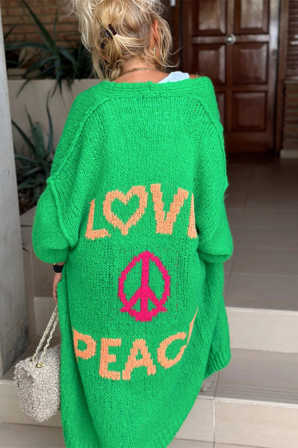 Love & Peace Long Sleeve Cardigan