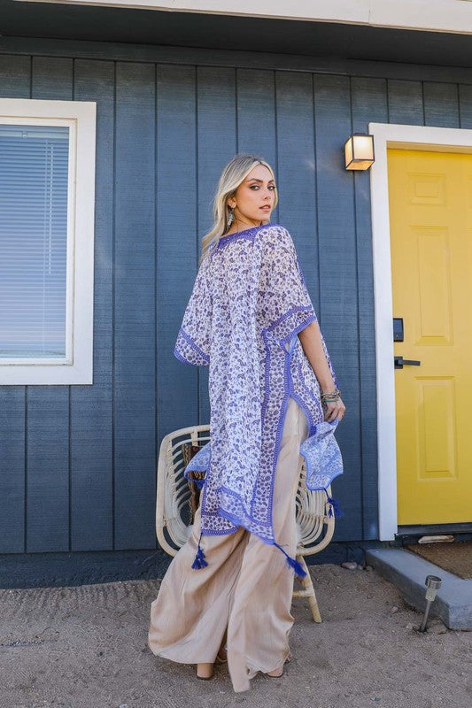 Ditsy Floral Paisley Kimono