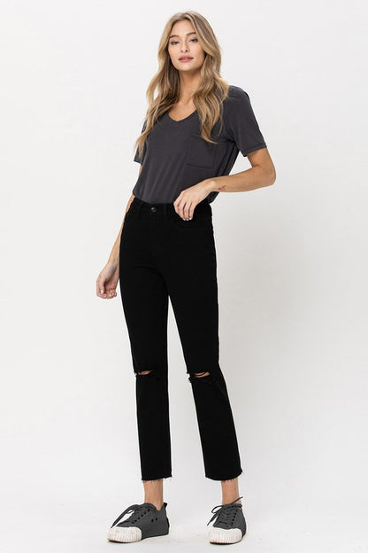 Mia High Rise Straight Jeans