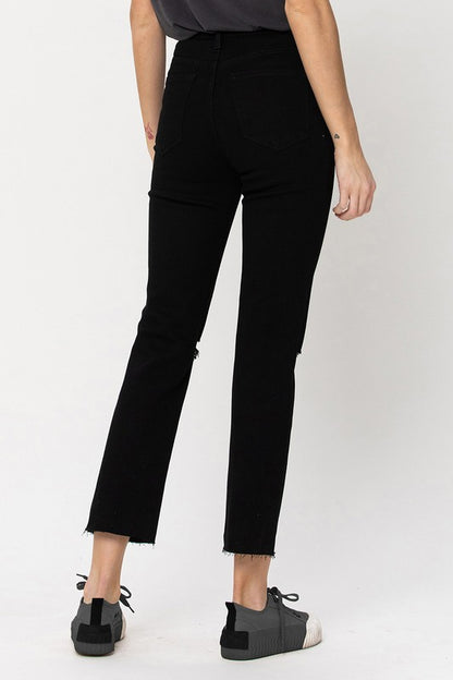 Mia High Rise Straight Jeans