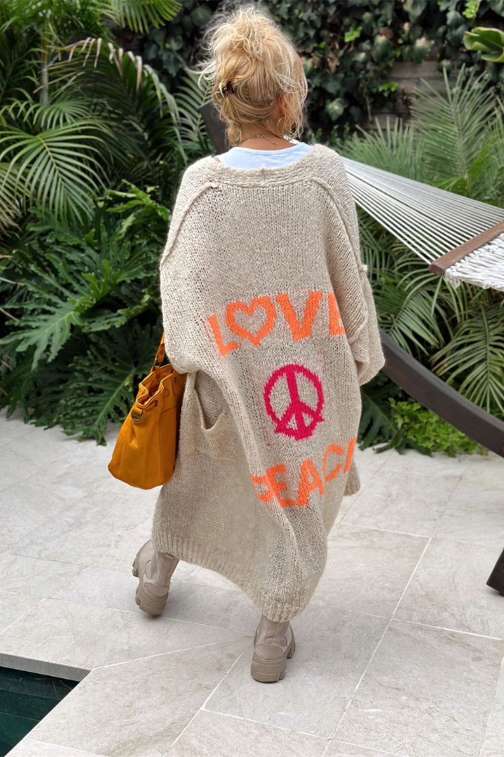 Love & Peace Long Sleeve Cardigan