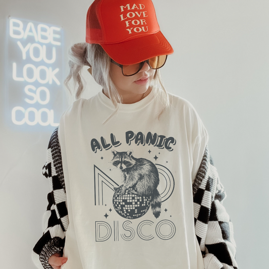 All Panic No Disco Tee Women's Graphic T-shirt