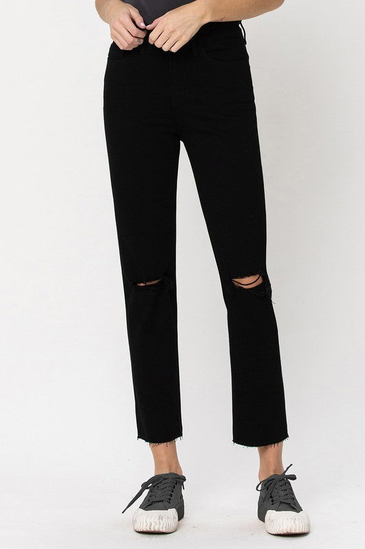 Mia High Rise Straight Jeans