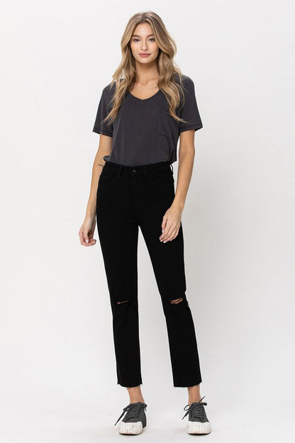 Mia High Rise Straight Jeans