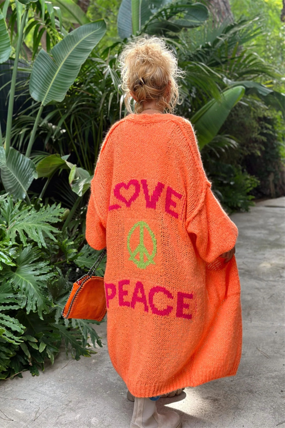 Love & Peace Long Sleeve Cardigan