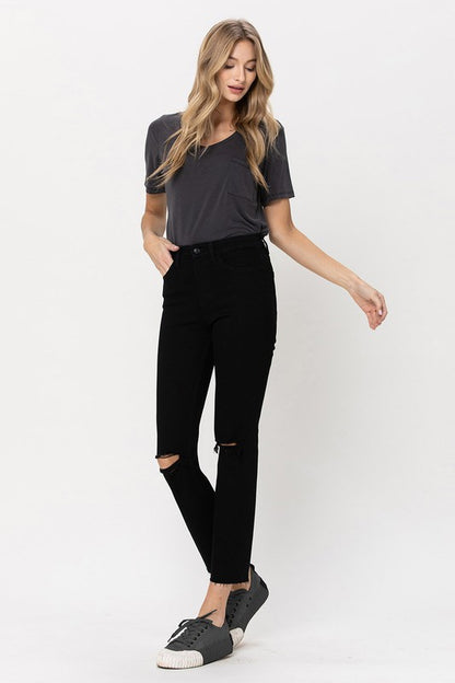 Mia High Rise Straight Jeans